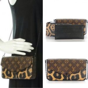 💎✨ COLLECTABLE ✨💎 Leopard FELICE Pochette Felicie Chain crossbody Wallet